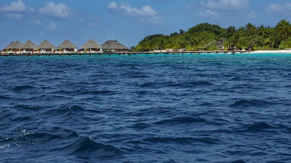 Båttur Till Maldiverna Adaaran Select Meedhupparu Indiska Oceanen — Stockfoto
