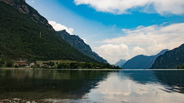 Lago Vale Montanha Itália Idrosee Bela Paisagem Natural Nas Montanhas — Fotografia de Stock