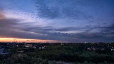 somnnenuntergang Duisburg City