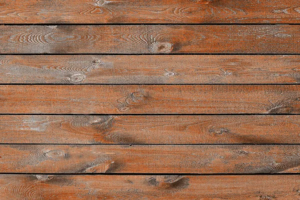 Vodorovná Dřevěná Prkna Hnědé Barvy Dřevěný Plot Šablona Pro Design — Stock fotografie