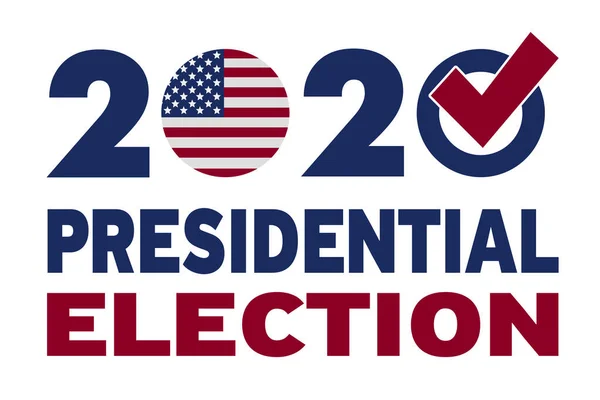 2020年アメリカ合衆国大統領選挙。投票日11月3日。アメリカ合衆国における選挙. — ストック写真