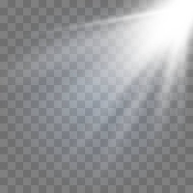 Güneş ışığı mercek parlaması