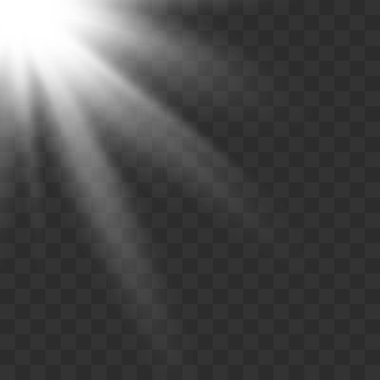 Güneş ışığı mercek parlaması