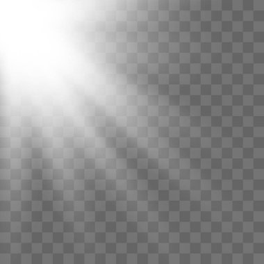 Güneş ışığı mercek parlaması