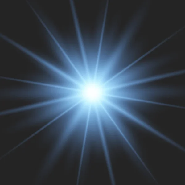 Синє світло світиться — стоковий вектор