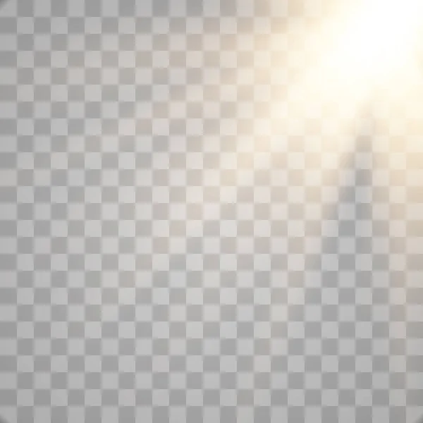 Lente de luz solar destello — Archivo Imágenes Vectoriales