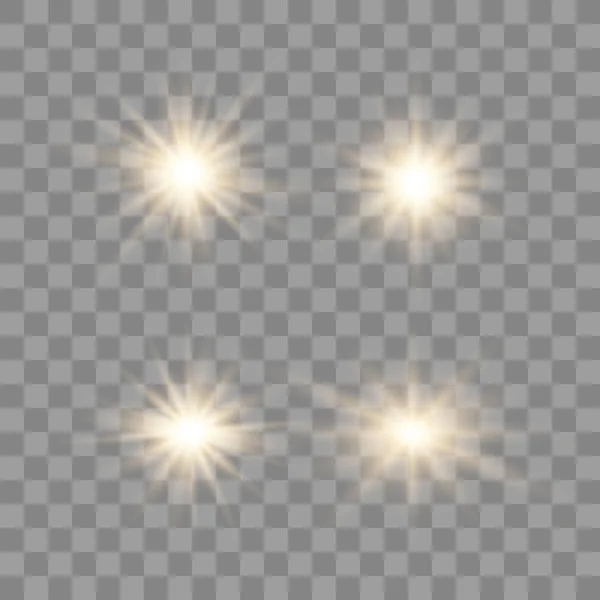 Gloeiende lichten — Stockvector