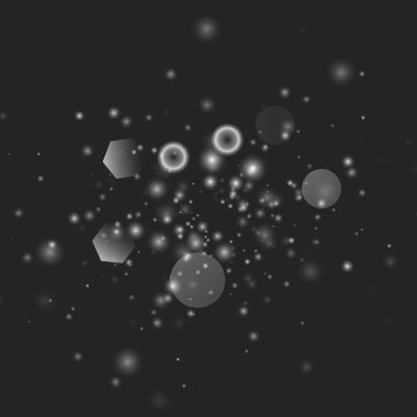 Toz kıvılcım, altın yıldız.