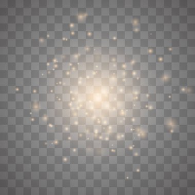 Toz kıvılcım, altın yıldız.