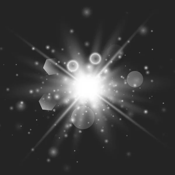 Explosión de luz brillante — Archivo Imágenes Vectoriales