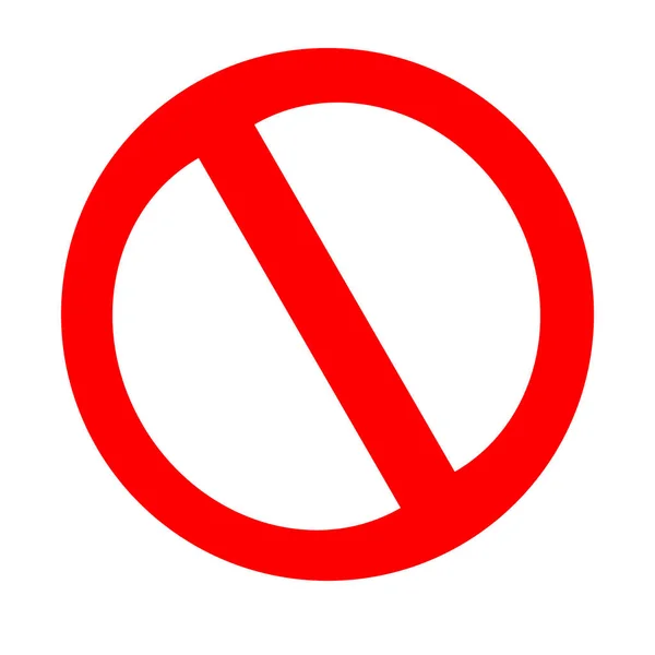 Icona del segno di stop vettoriale . — Vettoriale Stock