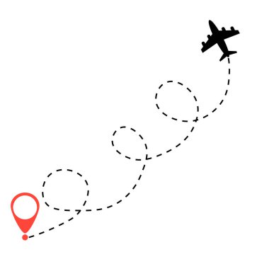 uçak seyahat kavramı