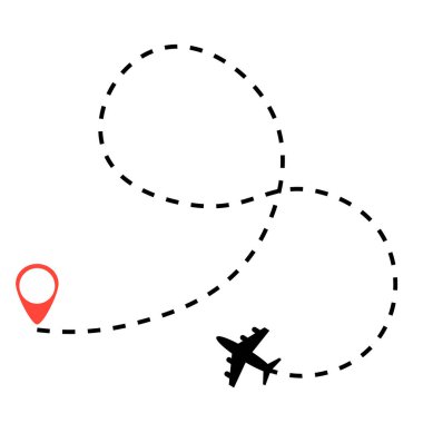 uçak seyahat kavramı