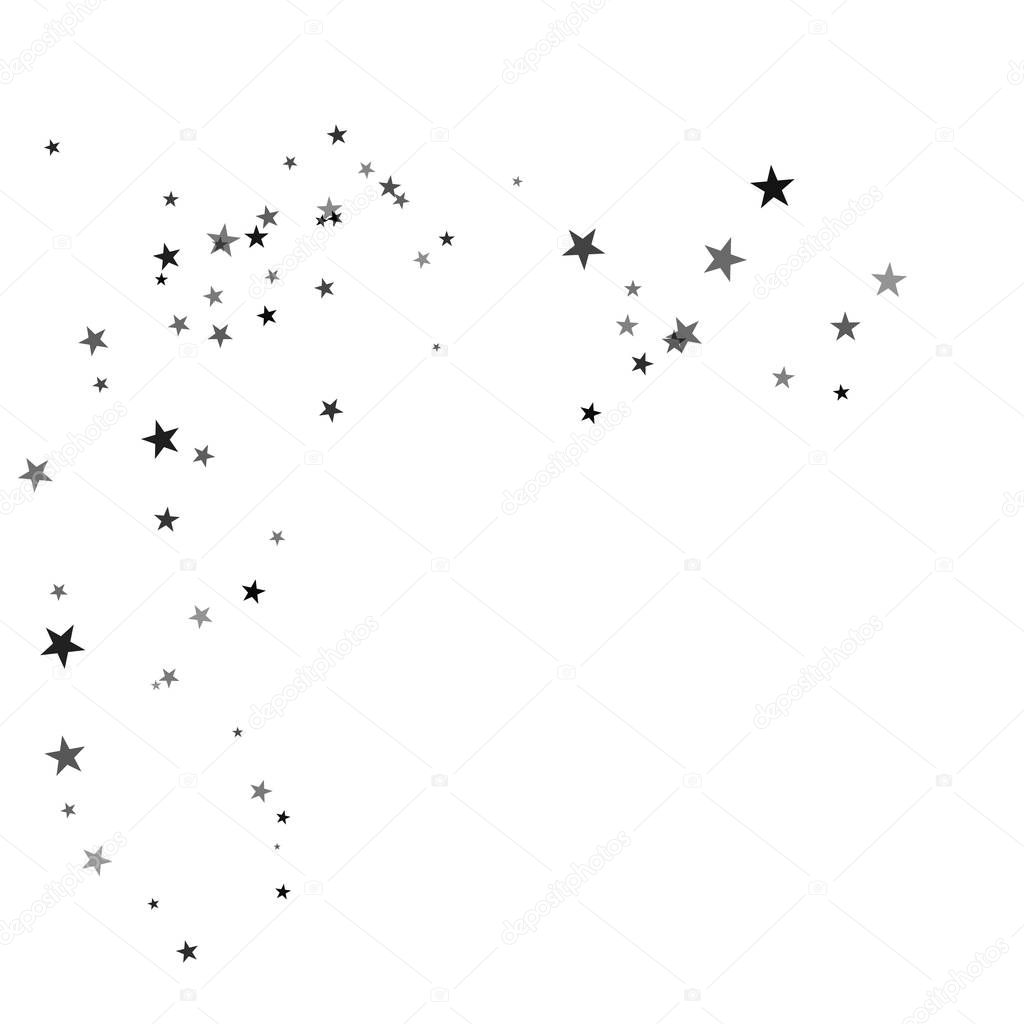 Stars on a white background