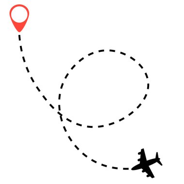 uçak seyahat kavramı