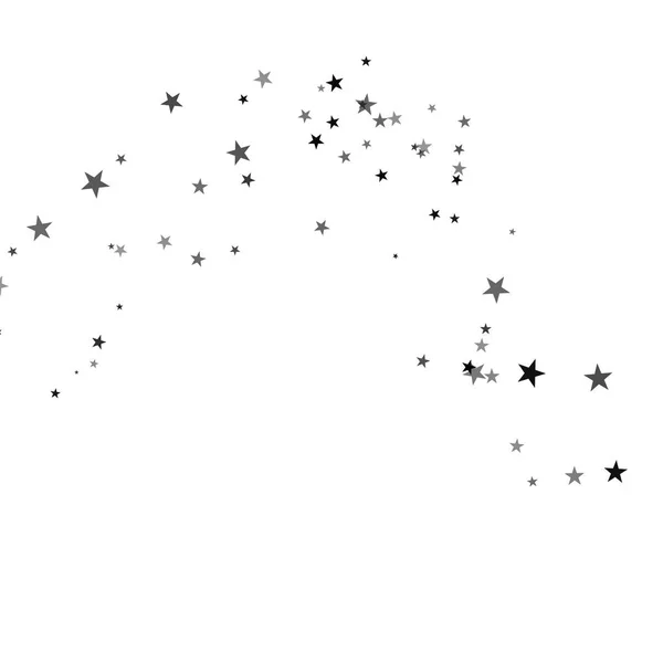 Étoiles sur fond blanc — Image vectorielle