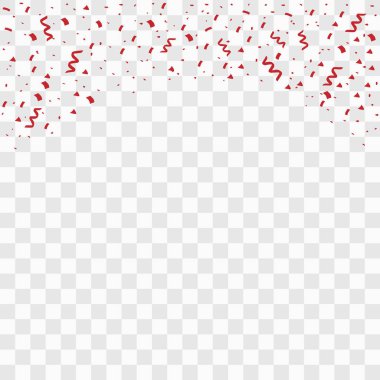 İzole renkli parlak konfeti.