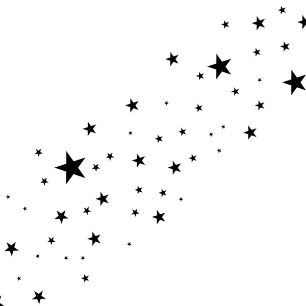 白い背景の星. — ストックベクタ