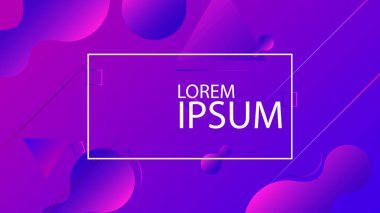 luid gradyan şekiller kompozisyon.