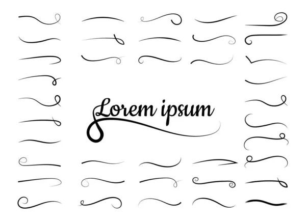 Typografie tvaru ocasu — Stockový vektor