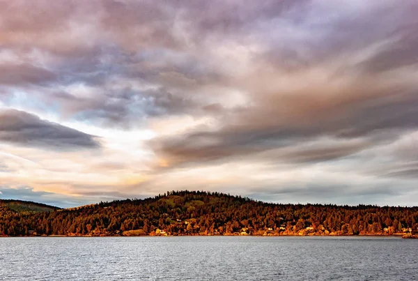 Meerenge Georgischer Landschaft Zwischen Victoria Und Vancouver Britisch Columbia Canada — Stockfoto