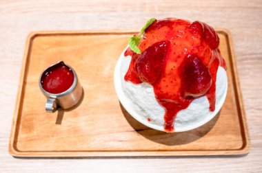 çilek serin tatlı Bingsu, Korece-tatlı-bing-so