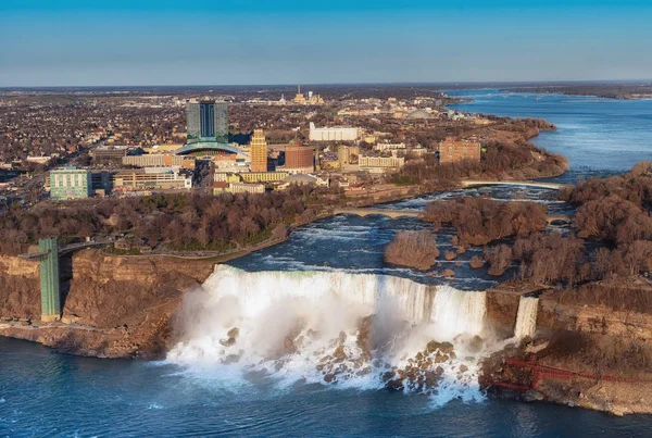Niagara Falls légi megtekintése kanadai — Stock Fotó
