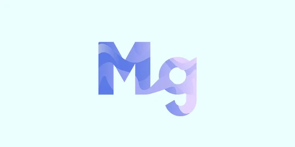 Mg magnesium chemical element — Stock Vector