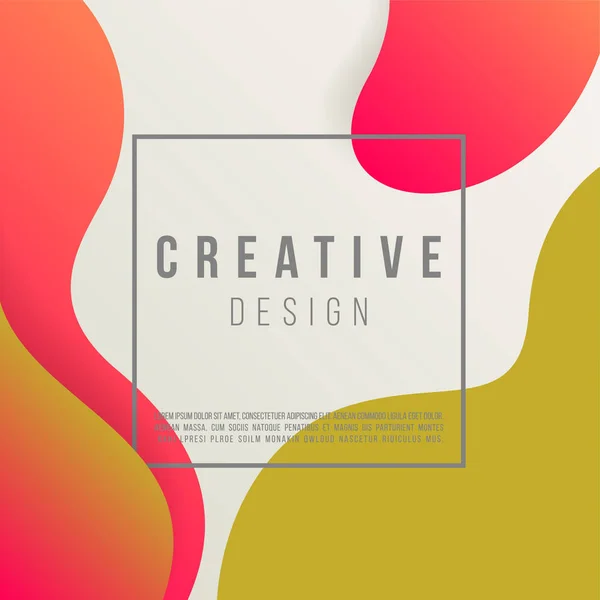 Style Dynamique Fond Coloré Abstrait — Image vectorielle