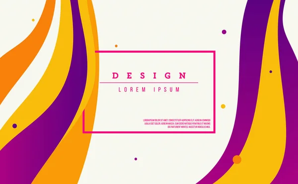 Fundo Estilo Dinâmico Com Design Colorido Para Texto — Vetor de Stock