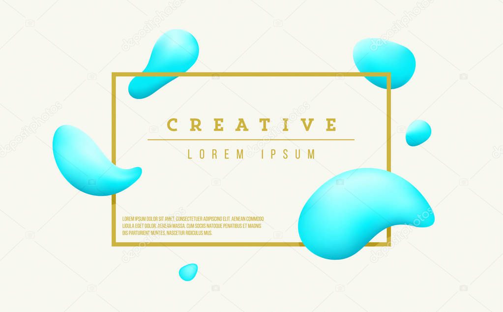 Dynamic style background with colorful design for text 