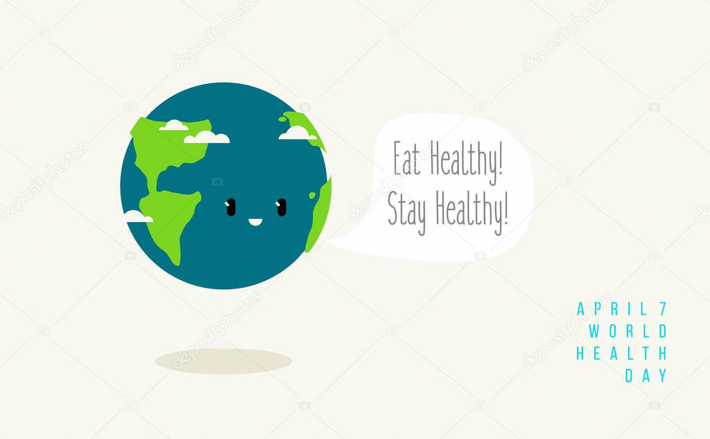 World health day concept poster