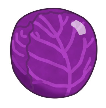 Kawaii sebze lahana gerçekçi