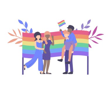 LGBT gurur büyük bayrak