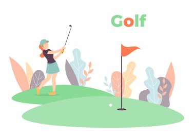 golf zamanı, konsept