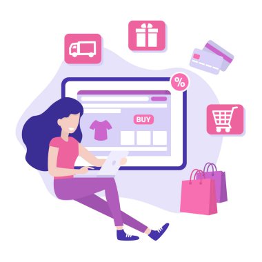 kadın dükkanı konsepti