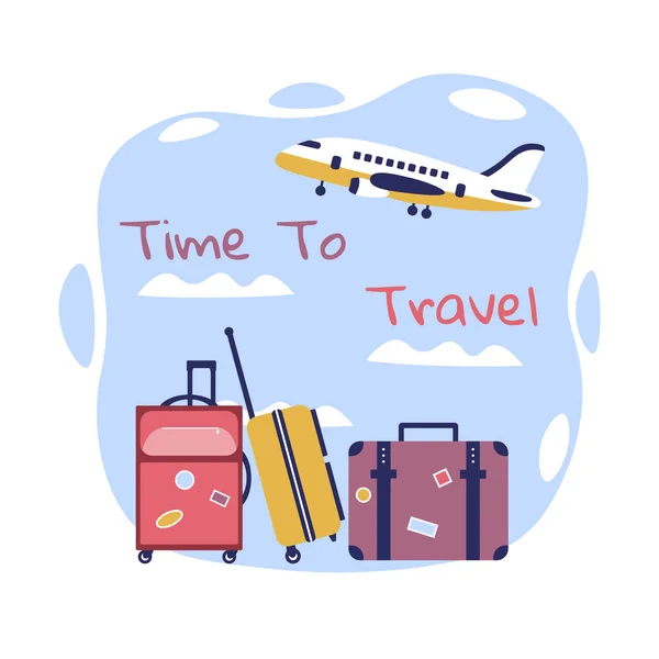 Time to travel — Stock Vector