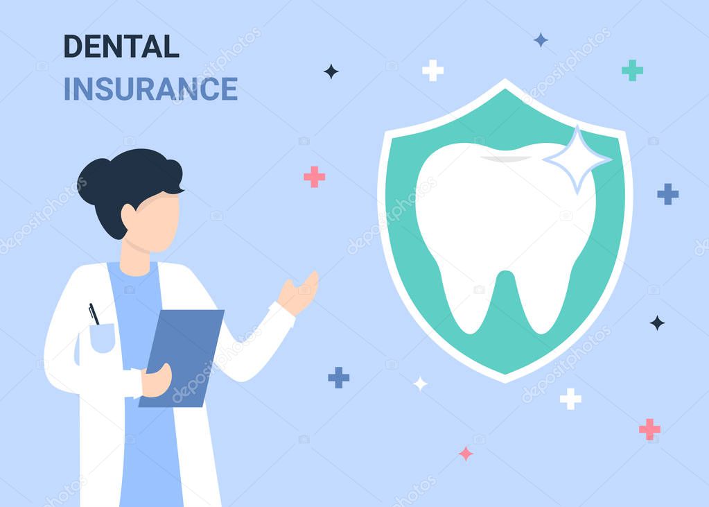 dental insurance concept woman doctor