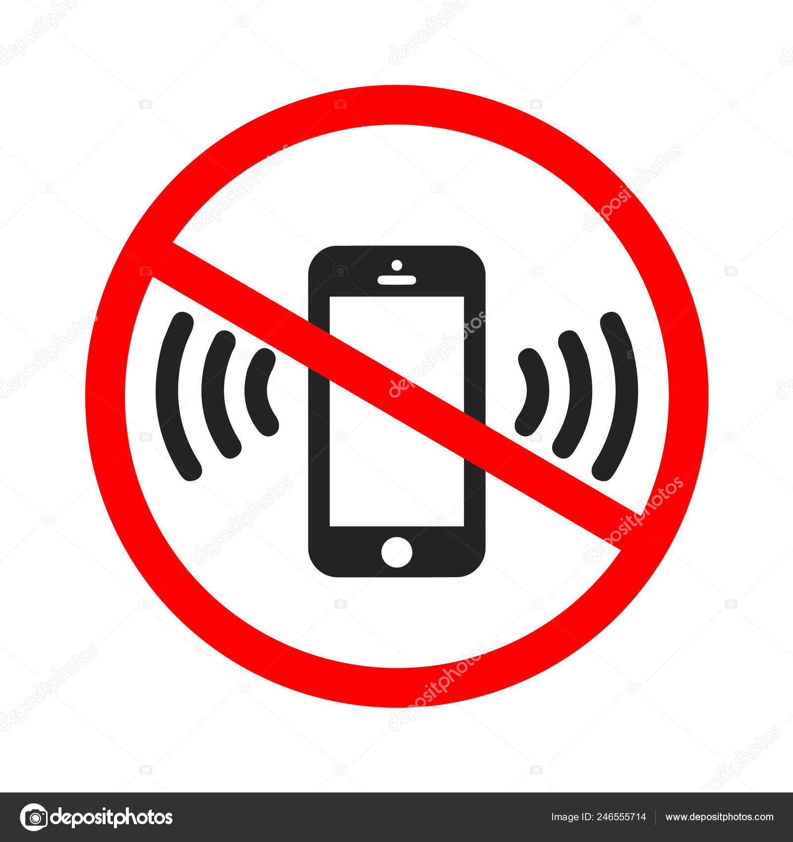 울리는 스마트폰 아이콘입니다. 휴대 전화 울리는 또는 평면 아이콘 애플 리 케이 션 또는 웹사이트에 대 한 진동 스톡 벡터 -  ©ArthaDesignStudio 246555714