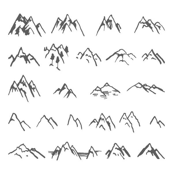Logo di montagna concetto di illustrazione vettoriale, adatto per finanziario, contabilità, affari, viaggi e altre aziende — Vettoriale Stock