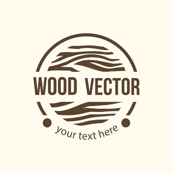 Vector Hand getrokken schets van abstracte houtstructuur illustratie op witte achtergrond — Stockvector
