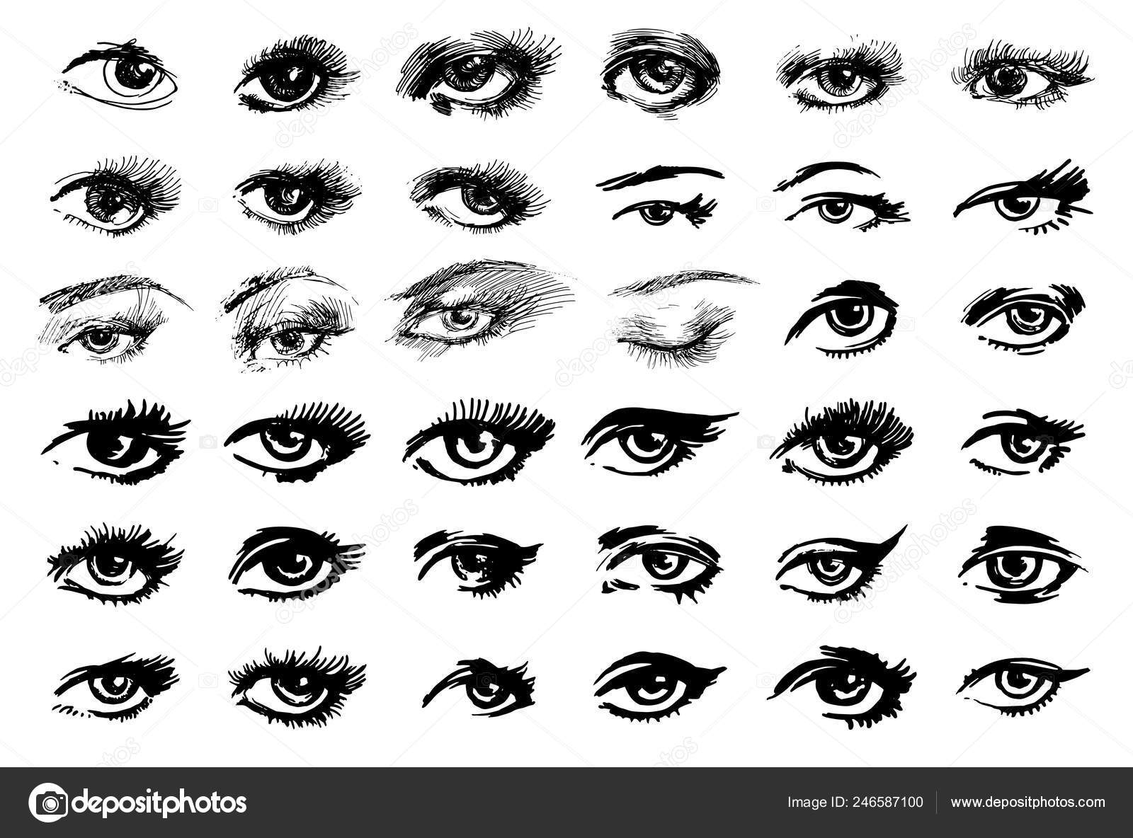 68,505 Female Eyes Sketch Images, Stock Photos & Vectors | Shutterstock
