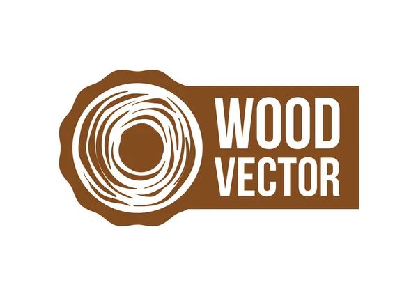 Vector Hand getrokken schets van abstracte houtstructuur illustratie op witte achtergrond — Stockvector