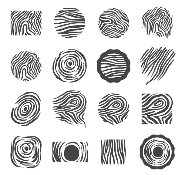 Vector Hand Drawn Sketch Abstract Wood Texture Illustration — Stock Vector