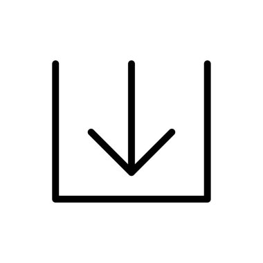 Vektör resim download Icon kavramı. Beyaz arka planda siyah