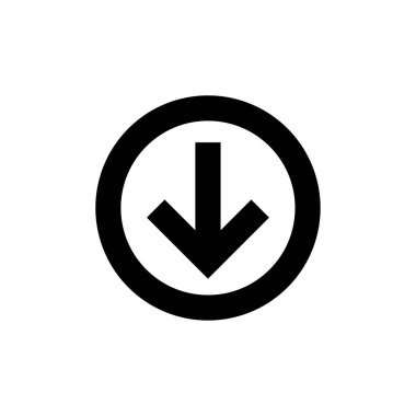 Vektör resim download Icon kavramı. Beyaz arka planda siyah