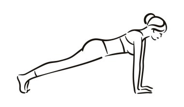 Yoga resimde beyaz backgroundrelax üzerinde poz ve meditasyon. Sağlıklı bir yaşam tarzı. Denge eğitim.