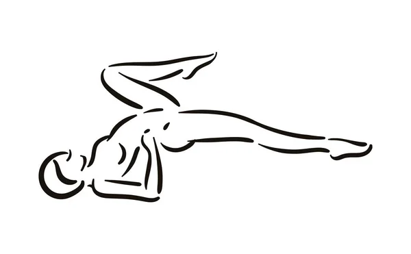 Sarvangasana Posture Hatha yoga Exercise, Yoga, white, hand, monochrome png  | PNGWing