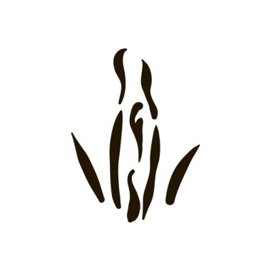 Beyaz arka plan üzerinde kadın vajina simge tasarlamak vektör