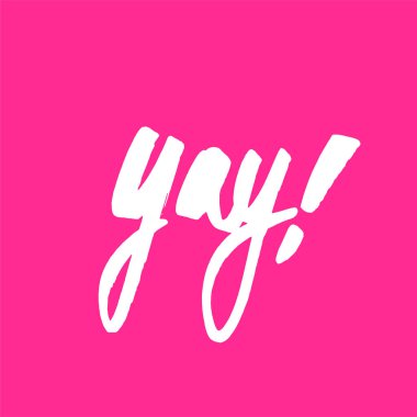 Vektör trendy el yazı poster. Elle çizilmiş hat Yay